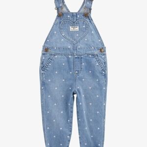 OshKosh B'gosh Light Blue Heart Overalls